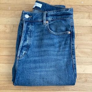 High waisted jeans